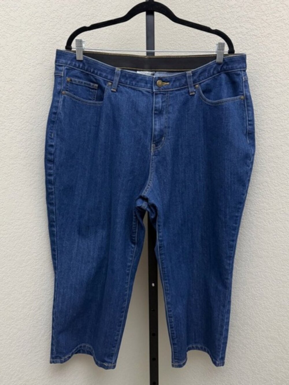Catherines Women’s Plus Dark Blue Straight Leg Jeans